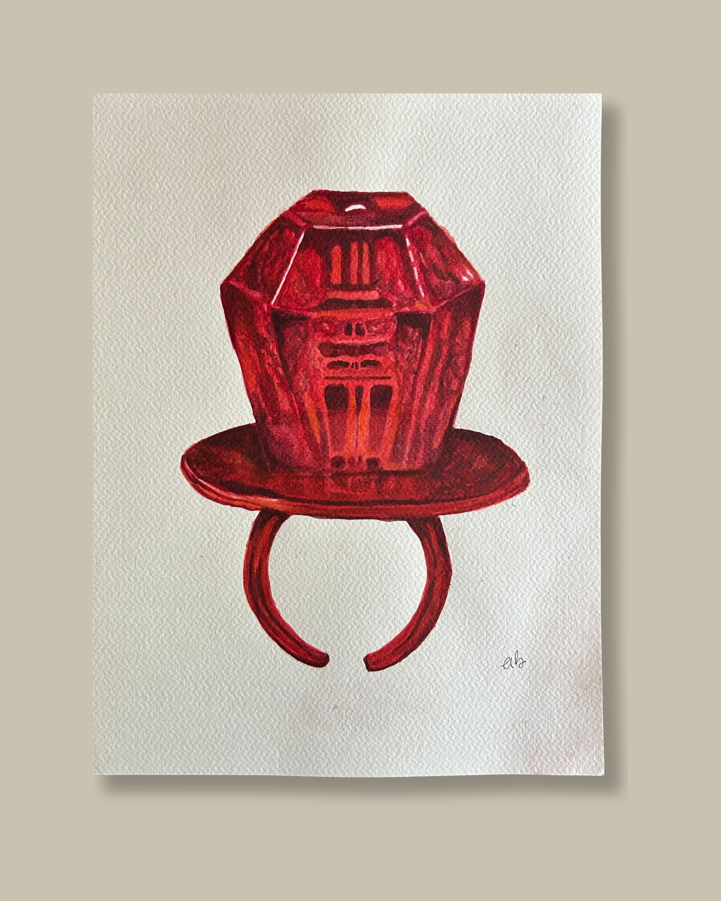 Candy Ring - Acuarela Original