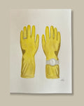 Guantes - Acuarela Original