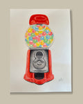 Bubble gum - Acuarela original